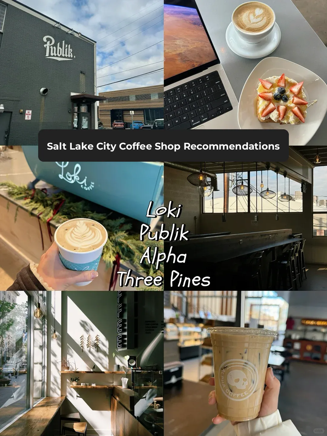 ☕️ Four Coffee Shops in Salt Lake City | Once Again, I’m Amazed by What a Great Place It Is