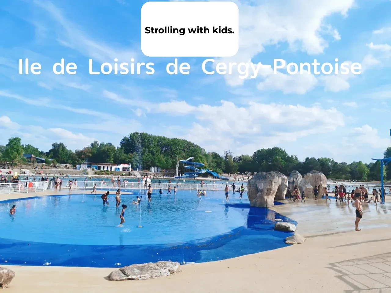 Big Paris 95 Artificial Beach 🏖️ Outdoor Water Park