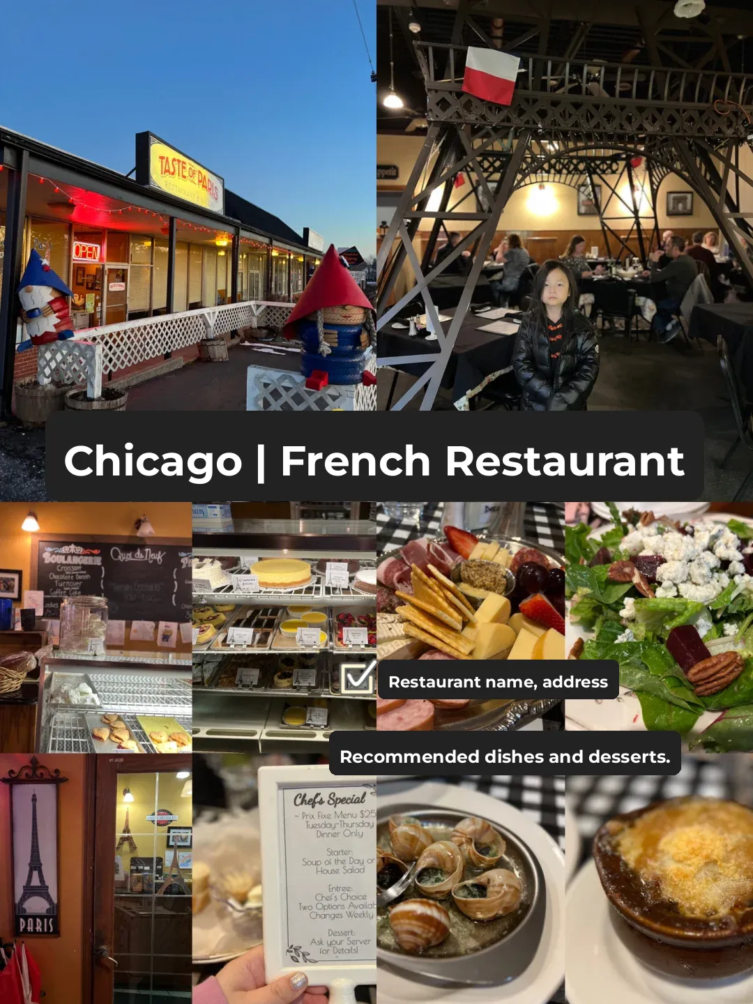 Chicago | Recommended French 🇫🇷 Restaurant: Taste of Paris 😋