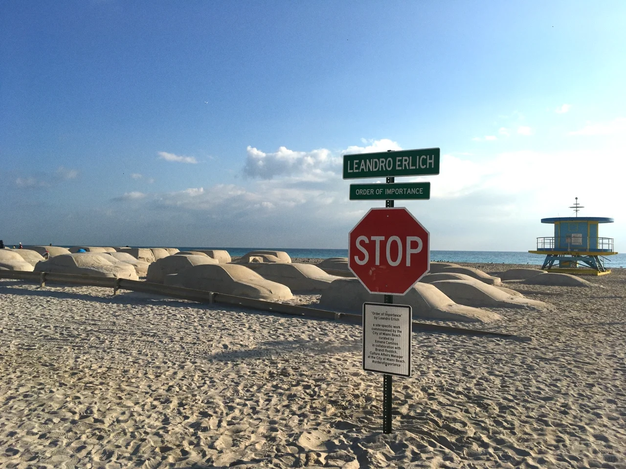 Installation | Art Basel Miami Beach: Traffic Jam on the Sand