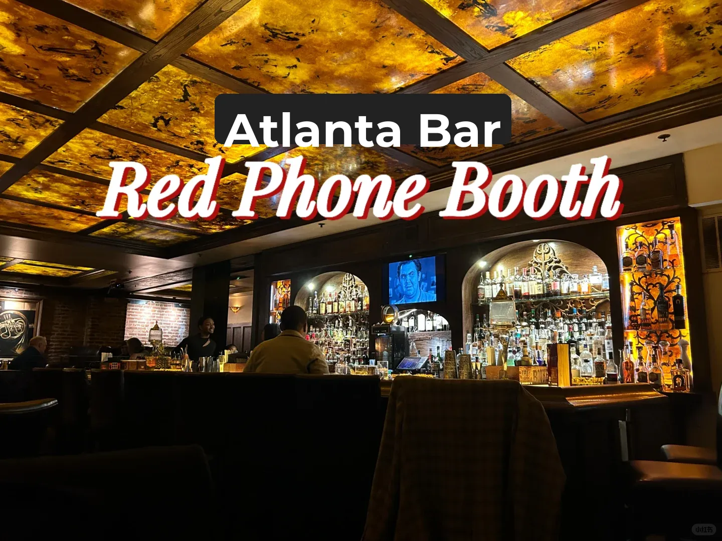 Atlanta Bar | The Vintage Phone Booth – Red Phone Booth ☎️