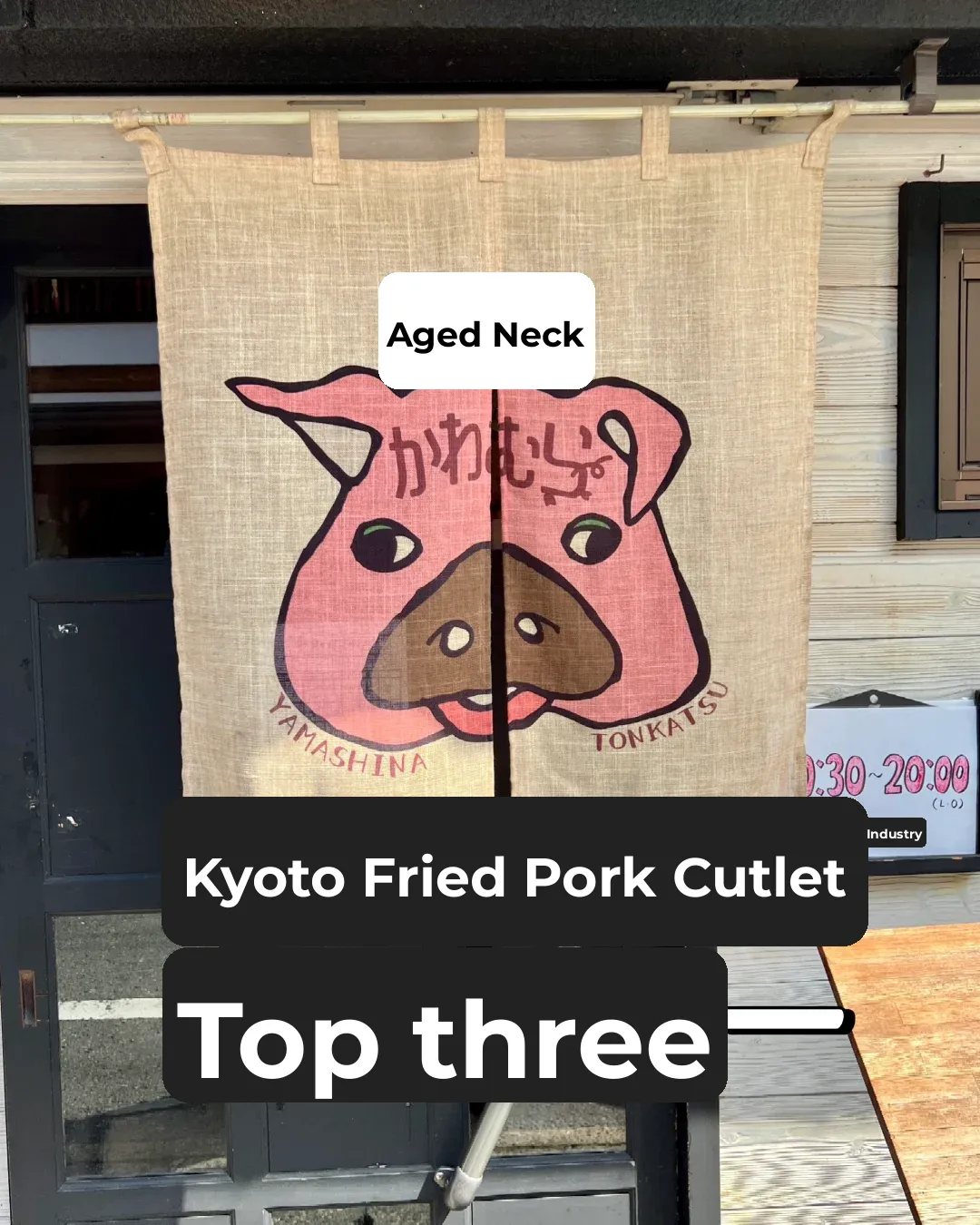 Kyoto Eats: The Legendary "Aged Pork" at Kawamura