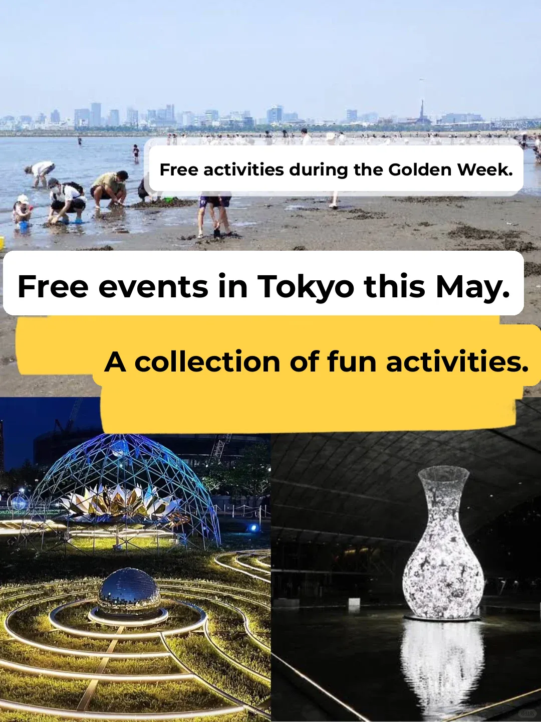 May/Golden Week Tokyo Free Activities Extravaganza