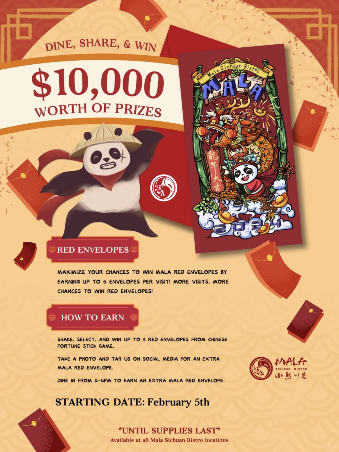 Houston Lunar New Year: Dragon Dance Performances & $10K Red Envelope Giveaway