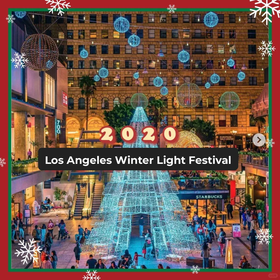 LA Fun · Gorgeous Winter Light Show Illuminates Your Night