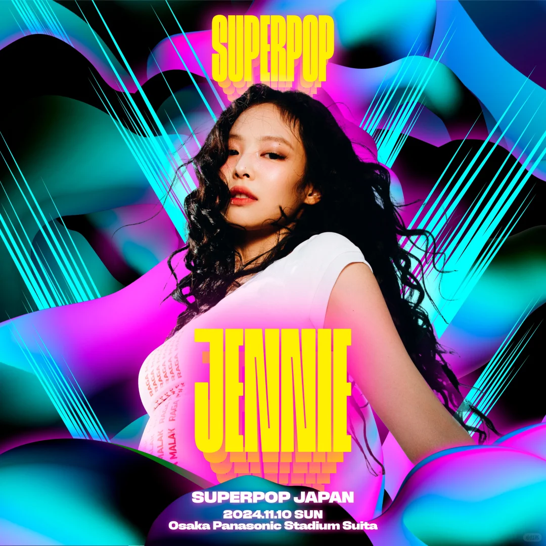 Jennie Confirmed for SUPERPOP JAPAN