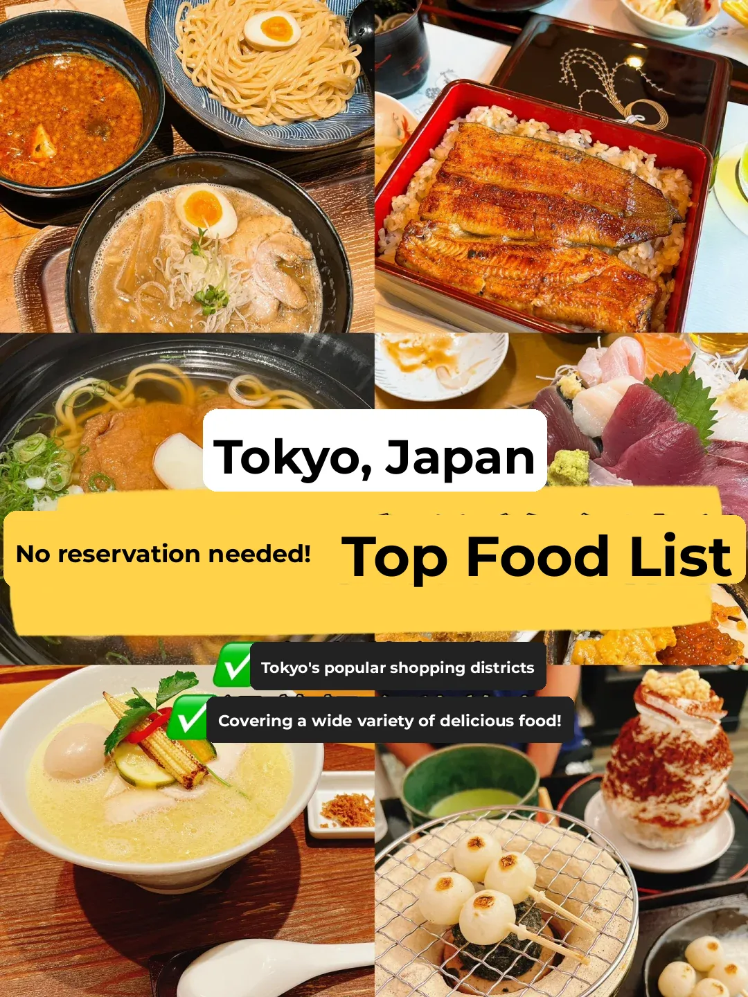 Tokyo, Japan | Must-Try High-Rated Food Guide ‼️ No Reservations Needed