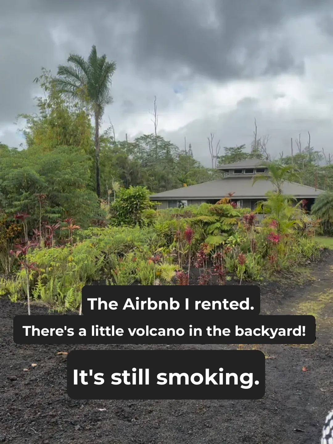 The Airbnb I Stayed at on Hawaii's Big Island Had a Mini Volcano in the Backyard