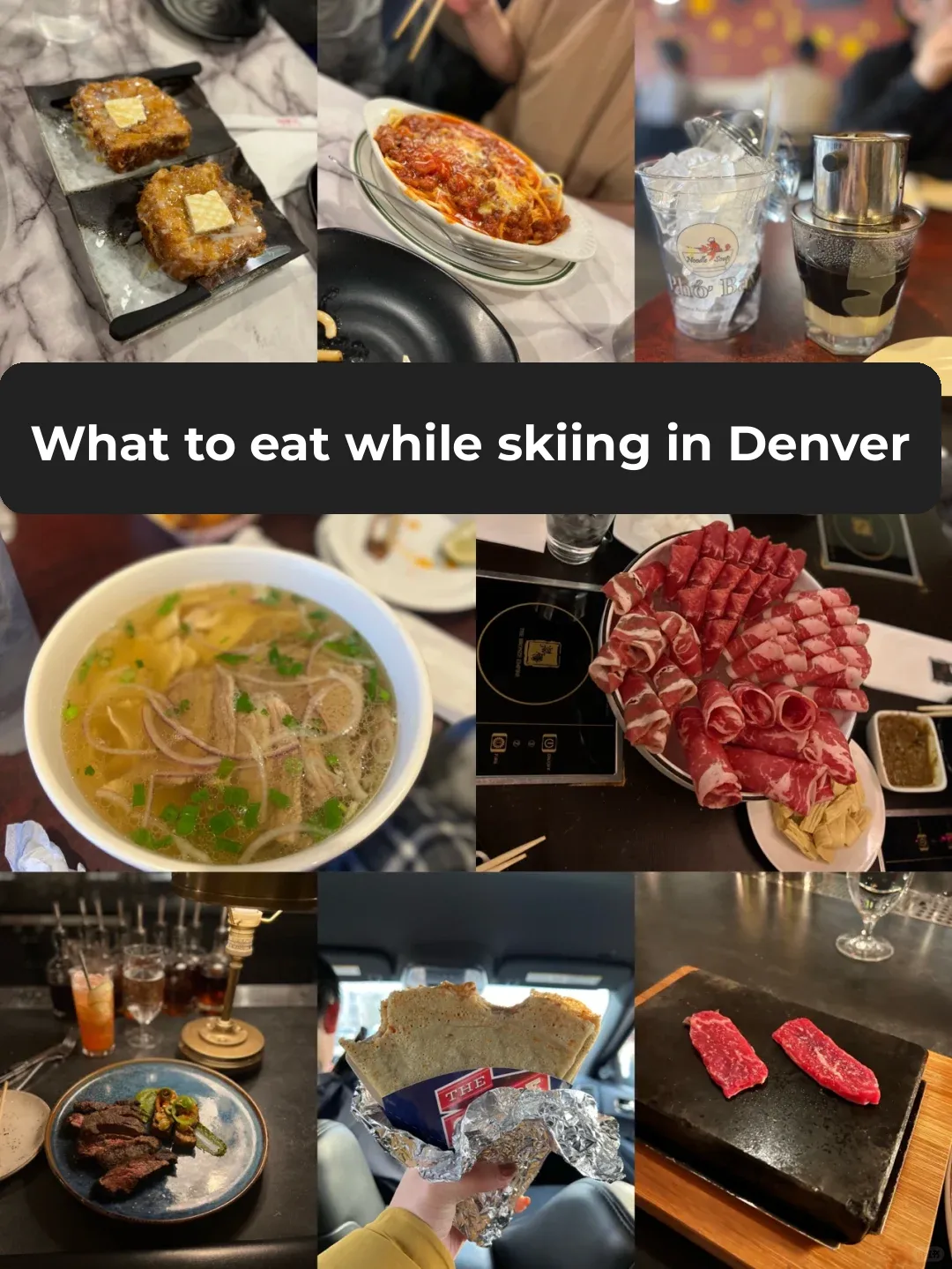 What to Eat When Skiing in Denver? 🤔❓