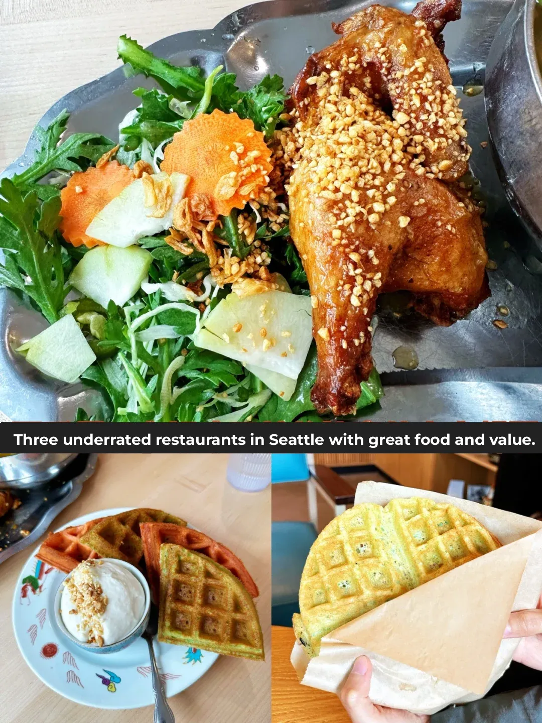 Seattle | Best Pho, Fried Chicken, Waffles, and Crème Brûlée