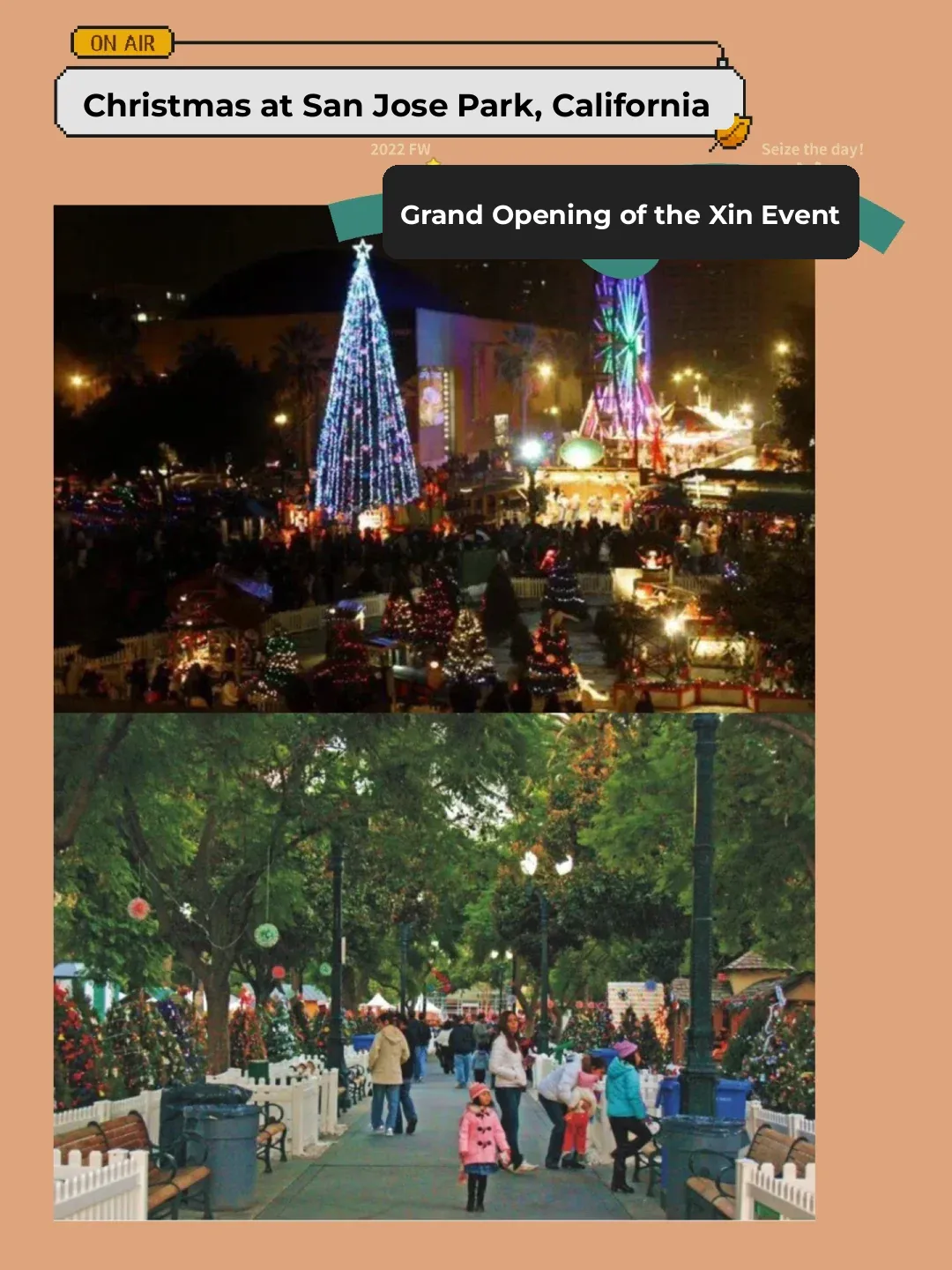 Christmas Event Kicks Off at San Jose Park in California