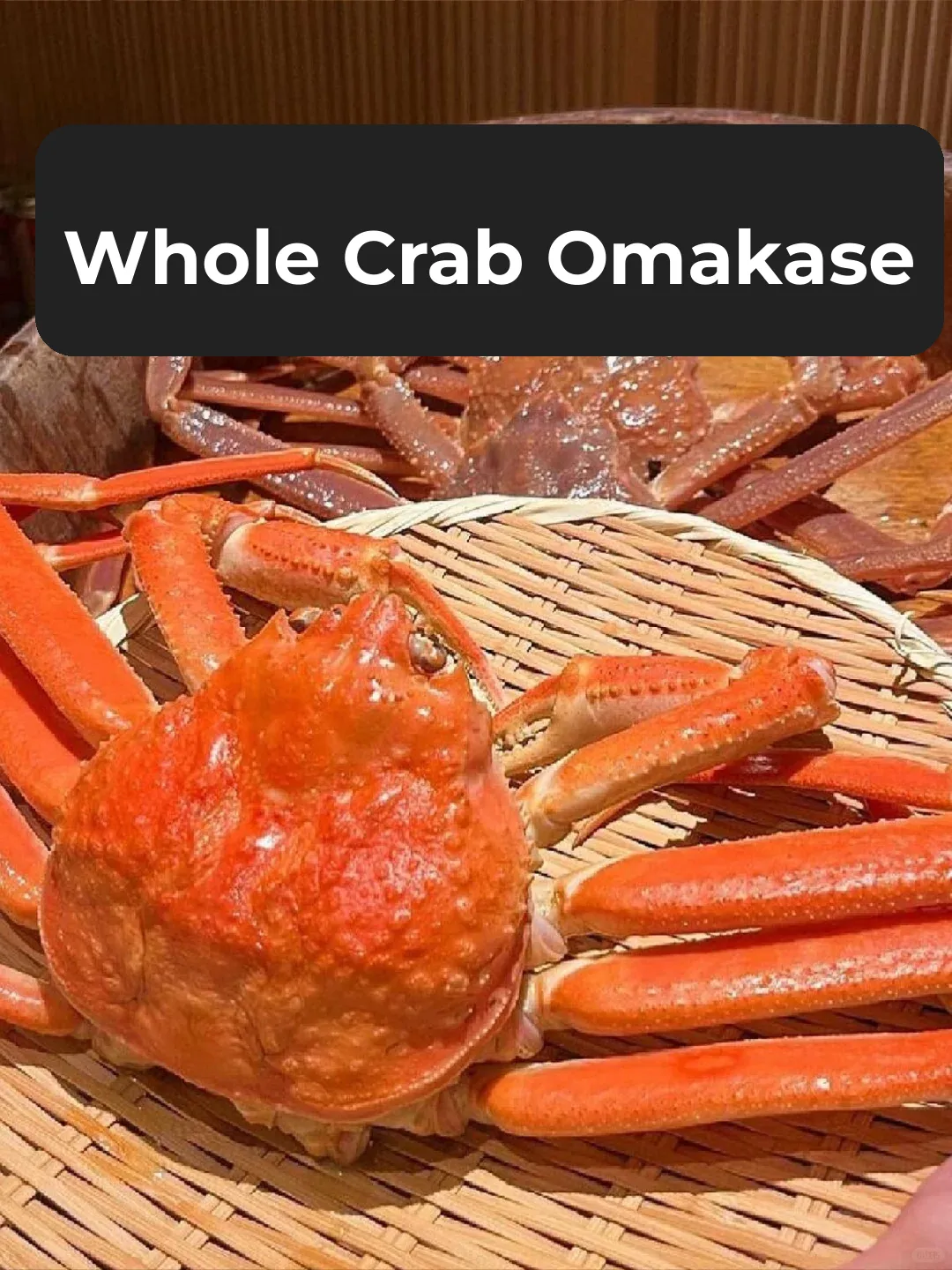 🇯🇵 In Osaka, this all-crab omakase was absolutely divine! 😭