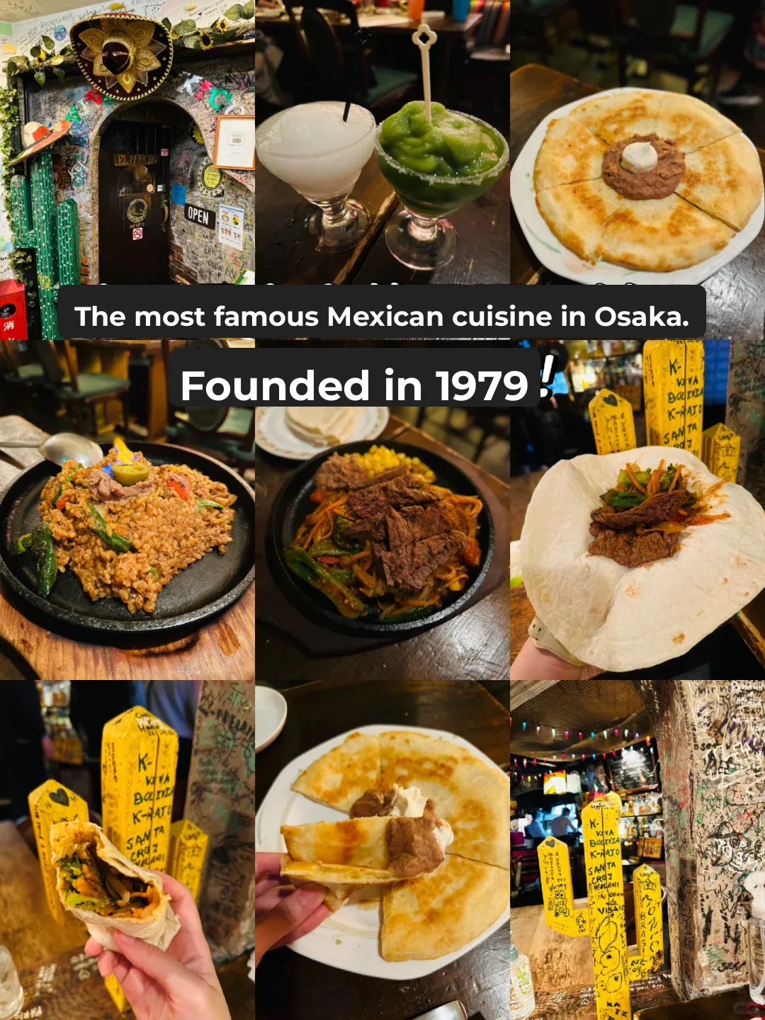 The Most Famous Mexican Cuisine in Osaka 🇲🇽 Established in 1979 🤩