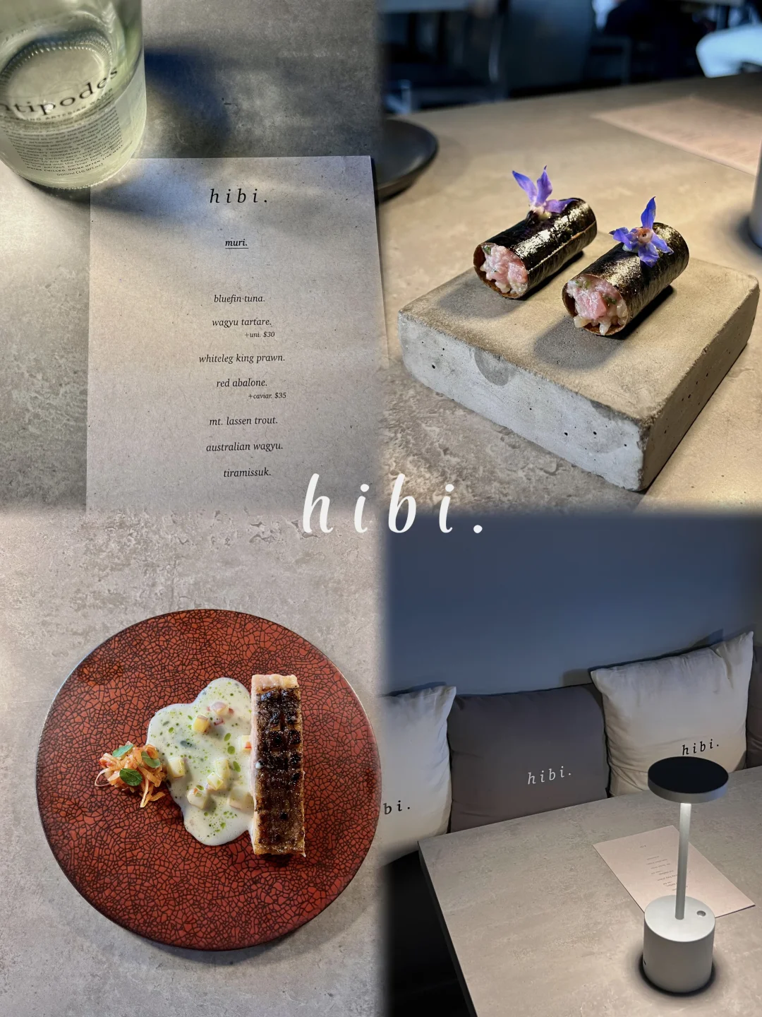 LA Foodie Adventure | Serene Modern Japanese Fusion Cuisine at HIBI