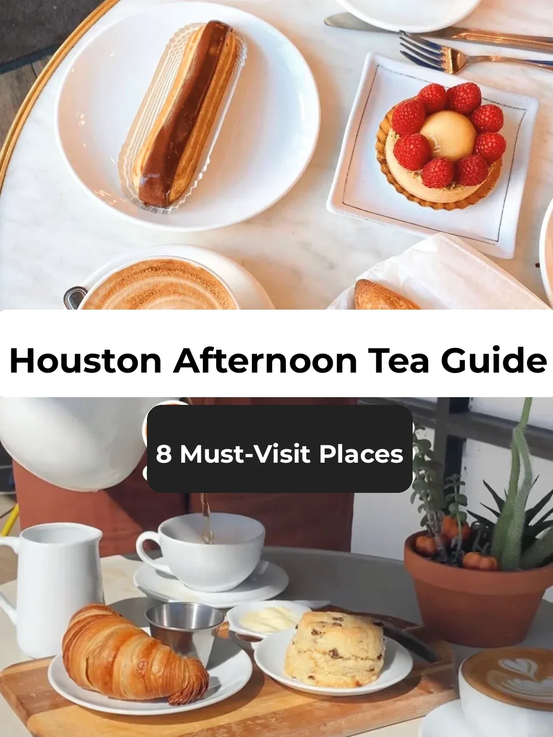 Houston’s Best Afternoon Tea Spots 🍵 Sip Tea, Indulge in Desserts & Snap Stunning Photos‼️