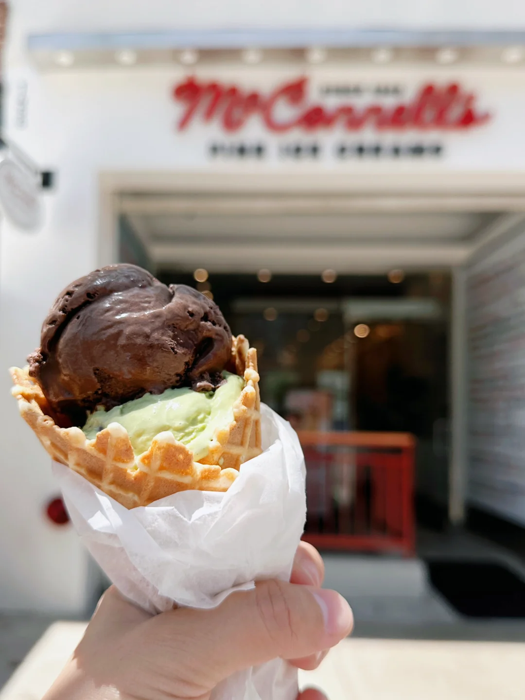 Los Angeles Food Exploration | McConnell’s | The Cone Tastes Better Than the Ice Cream 😅