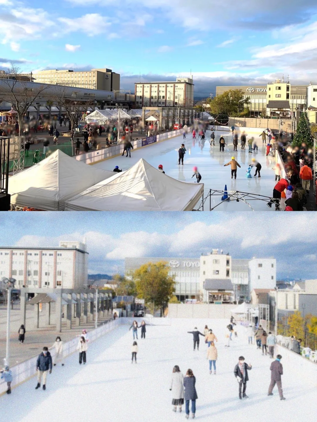 Kyoto's Only Outdoor Ice Rink: The Romantic Atmosphere of Winter