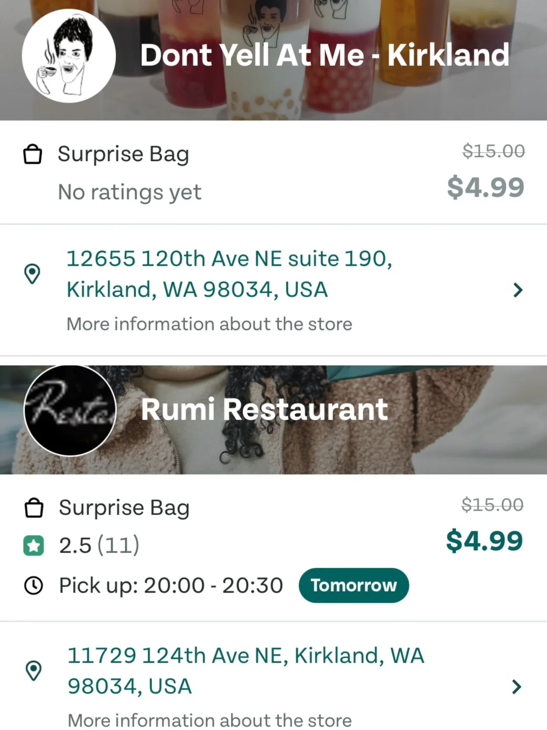 Seattle Eastside TGTG Mystery Box of Leftovers | New Store Review