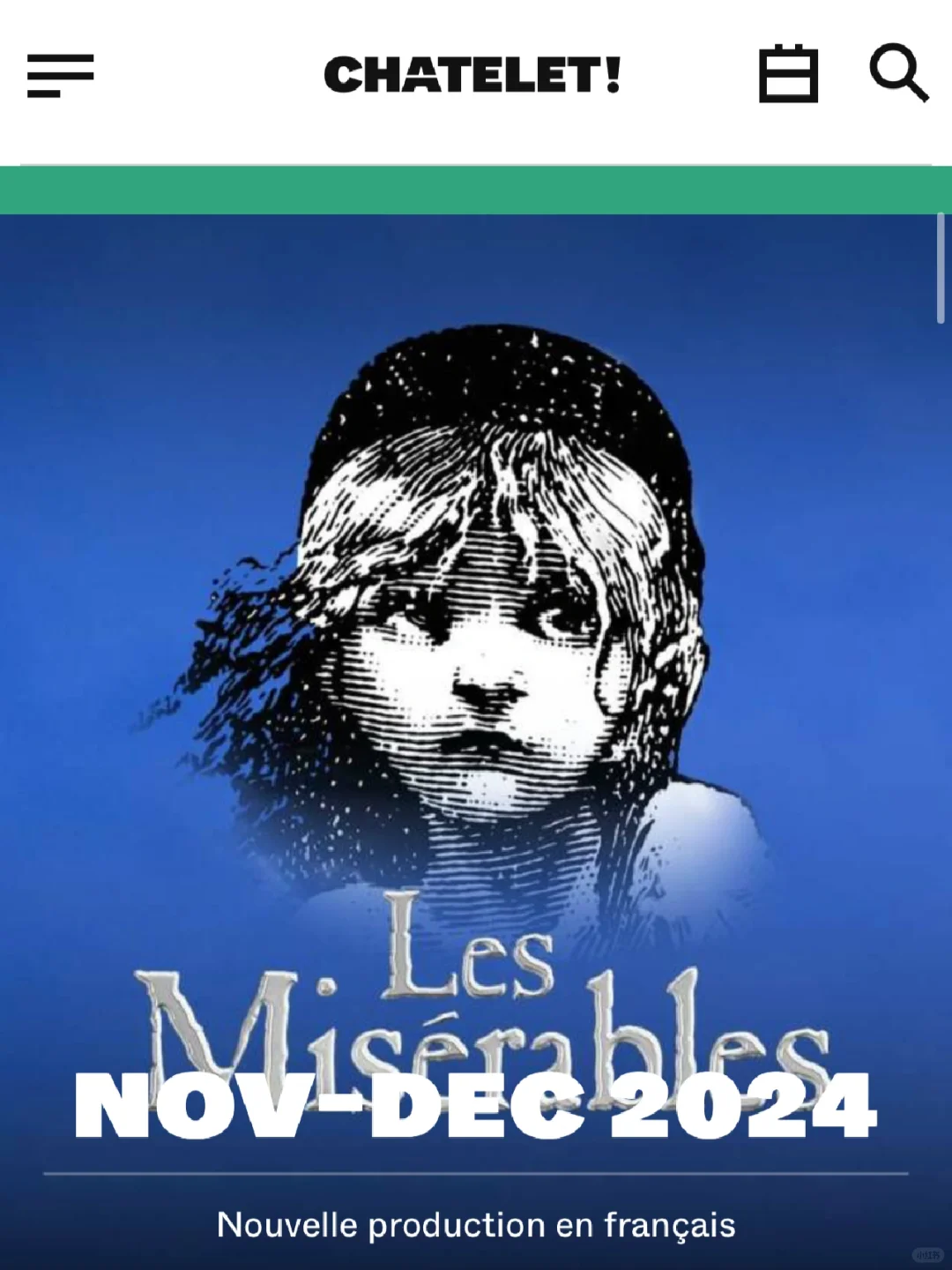 French Version of Les Misérables Returns to Paris + €10 Youth Tickets