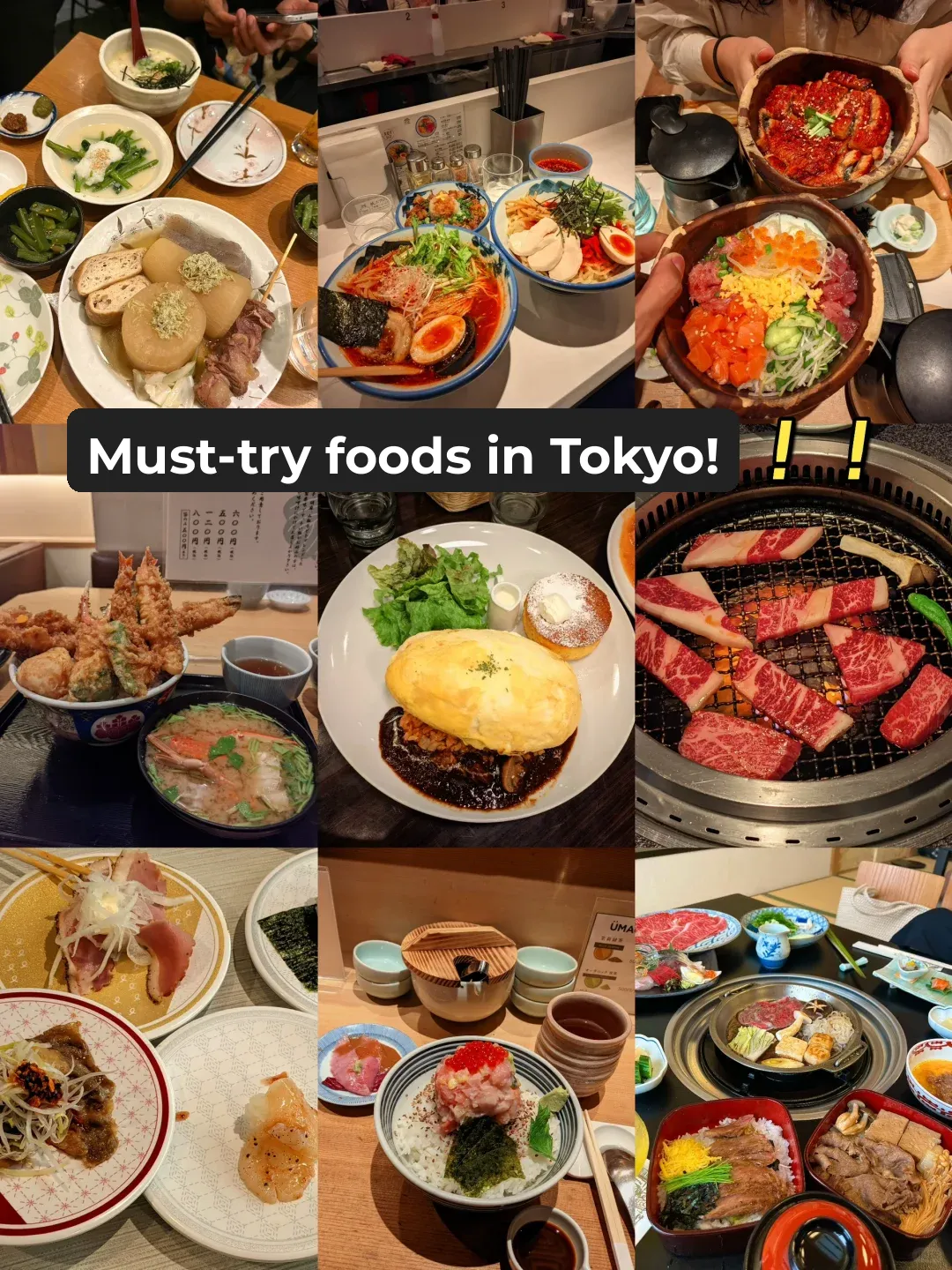 Tokyo Travel Food Guide (Comprehensive and Reliable Recommendations) 🤩🤩