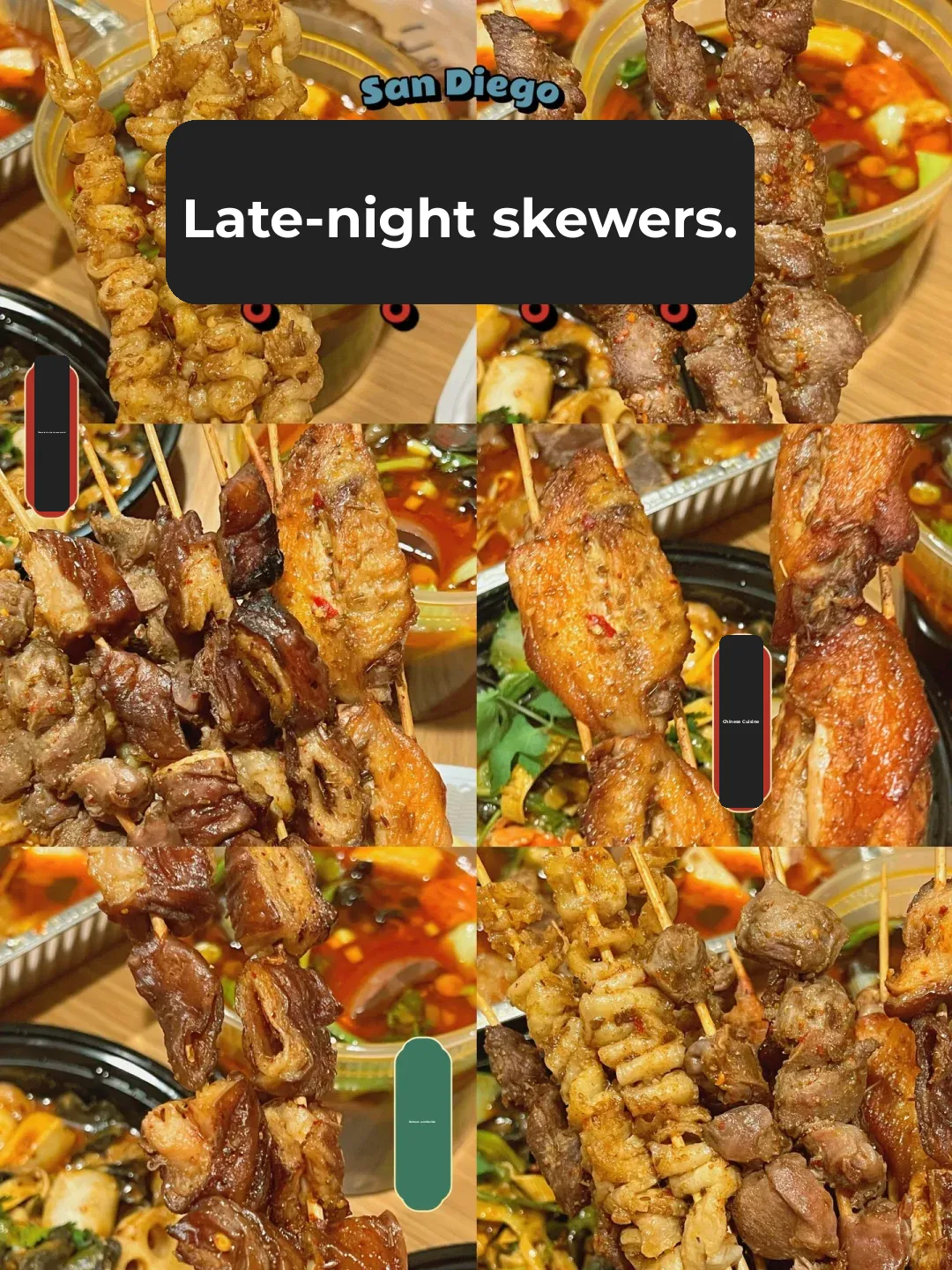 San Diego | Late-Night Fried Skewers Snack Haven