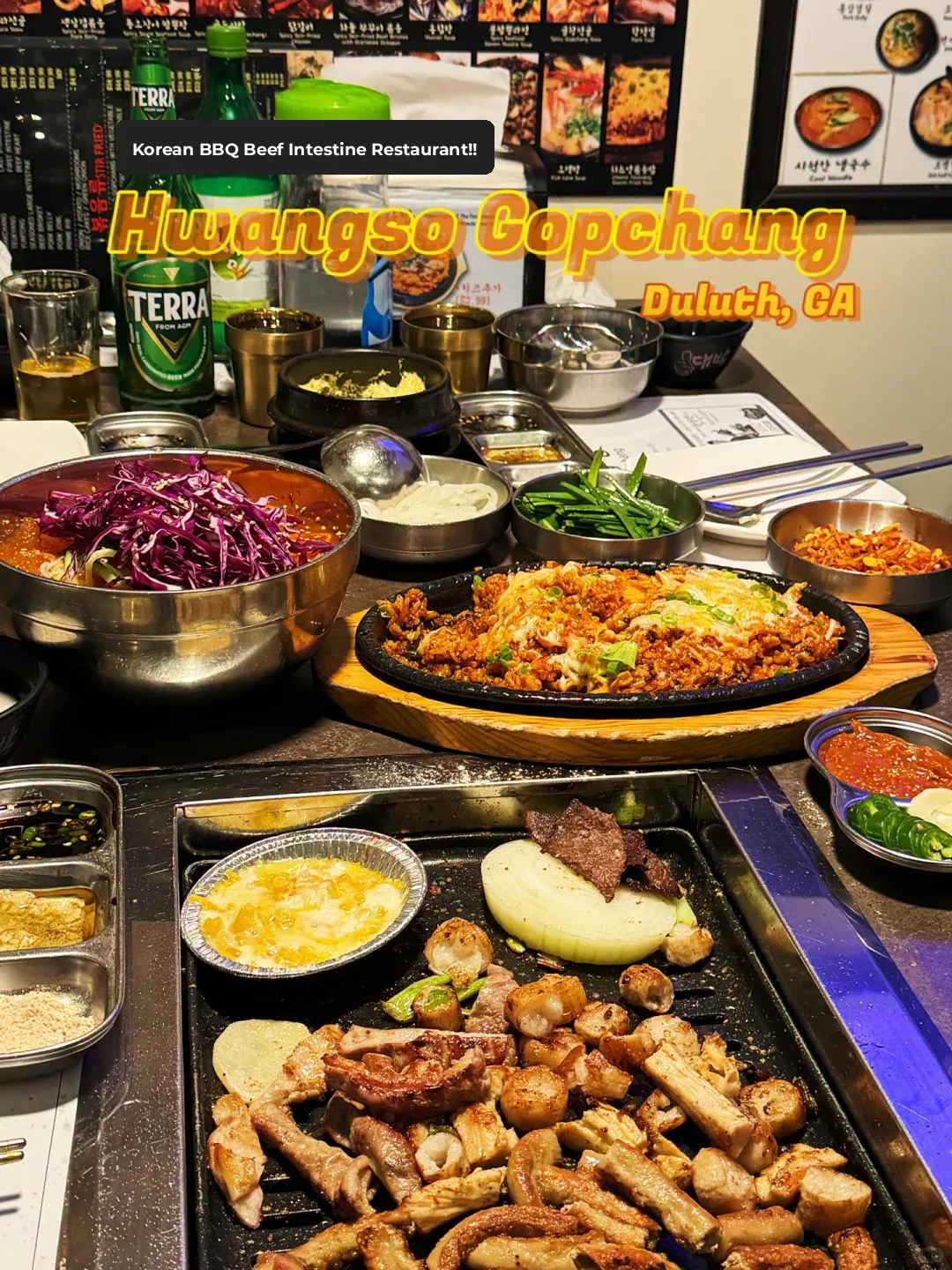 Atlanta's Korean-Style Grilled Beef Intestines! 🍖 Crispy on the Outside, Tender on the Inside! So Aromatic!