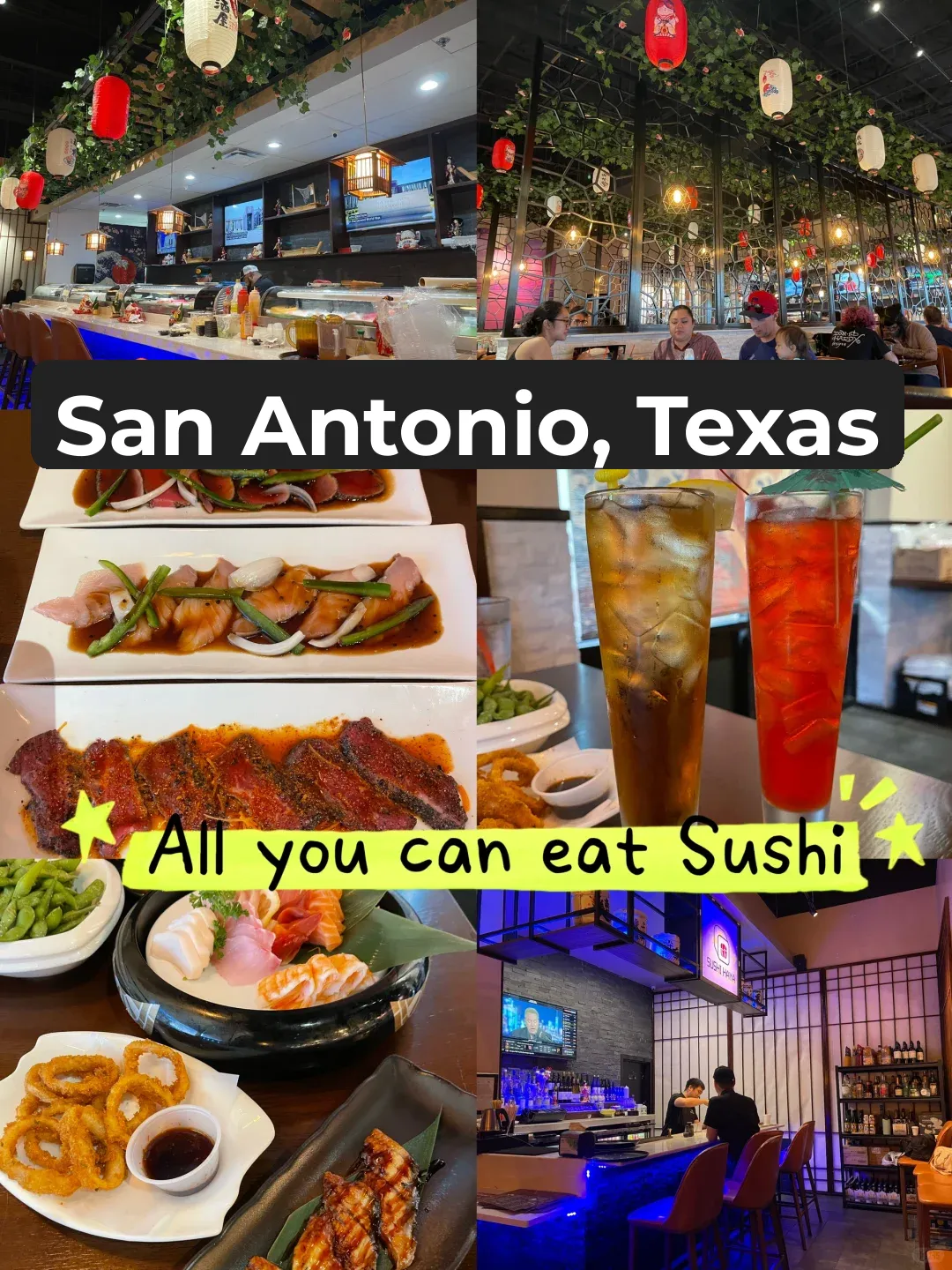 🇺🇸 San Antonio Food Guide | All-You-Can-Eat Sushi