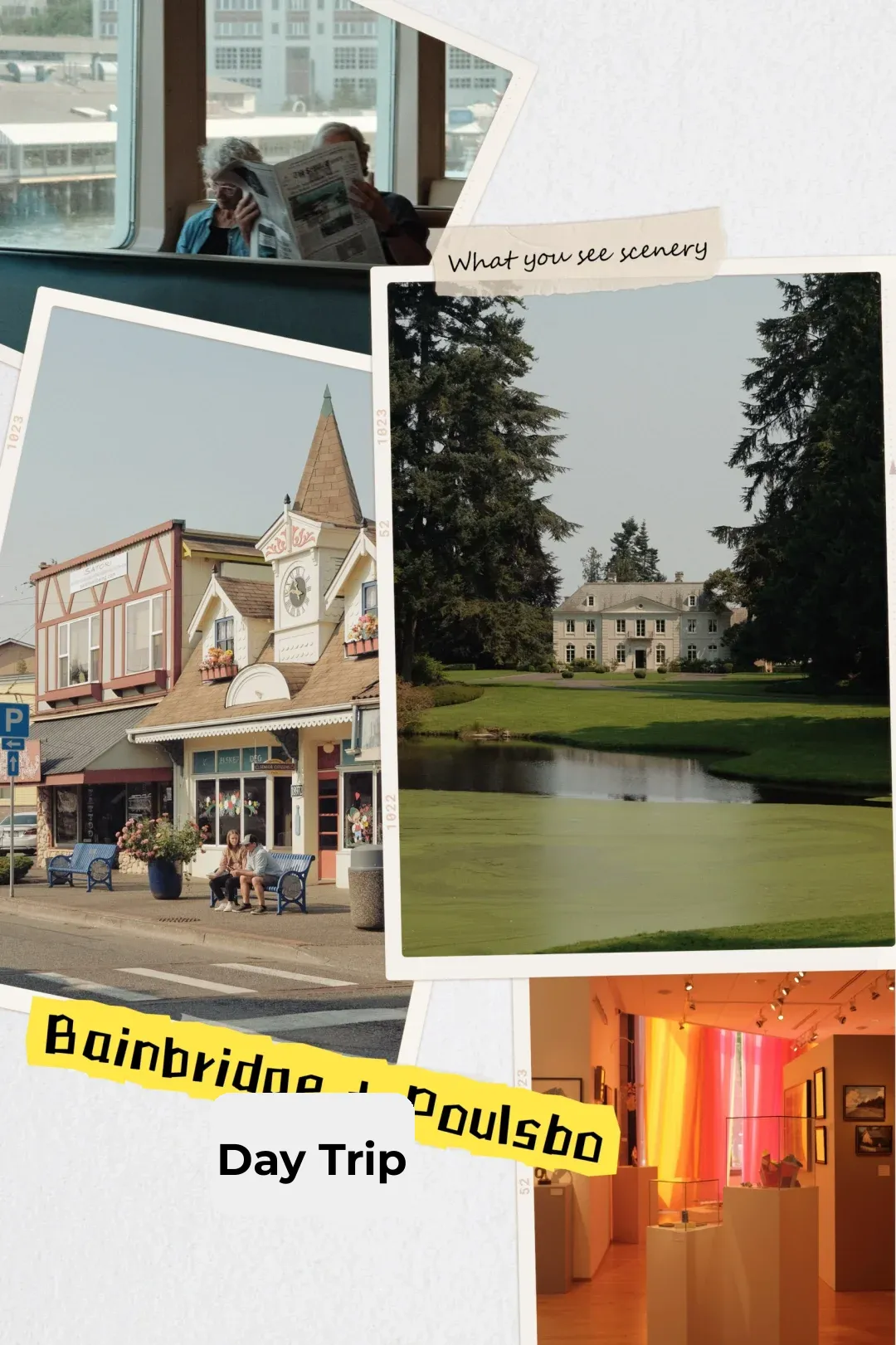 "Day Trip to Bainbridge Island and Poulsbo by Bus"