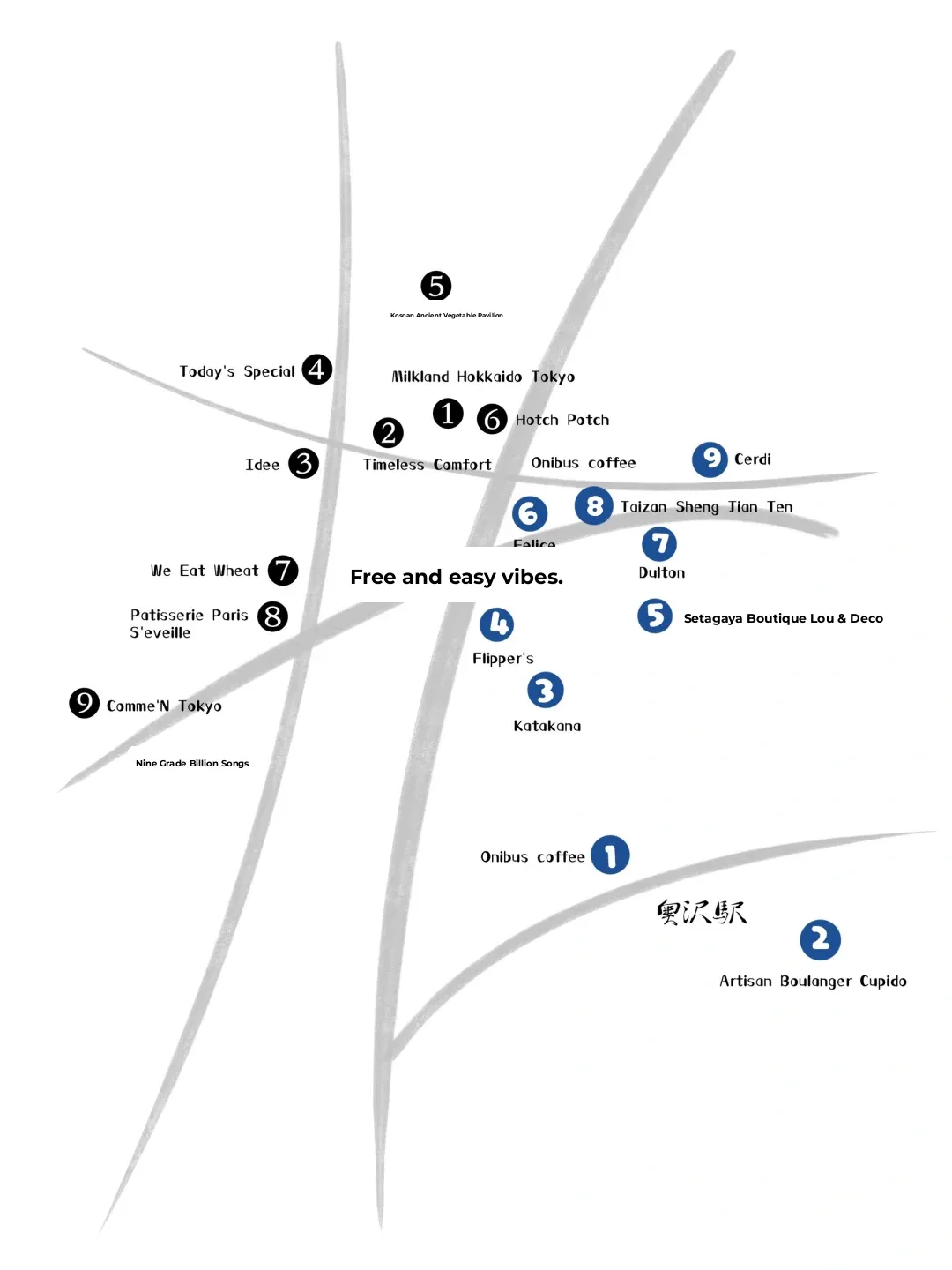 Stroll Map | Tokyo Jiyugaoka 24h Shopping Guide Pt. 2