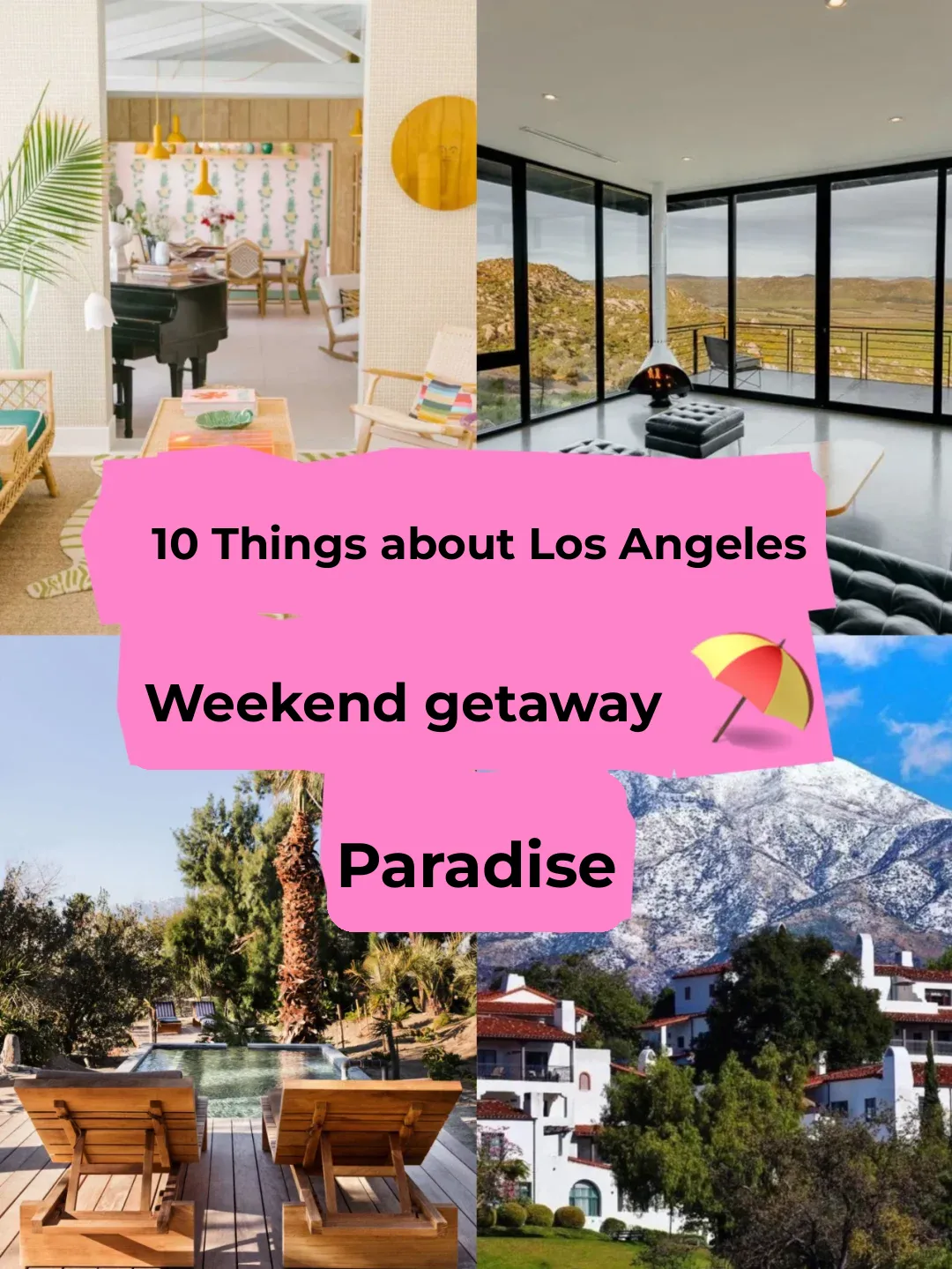 Top 10 Weekend Getaways Near Los Angeles You Must Visit 🌄
