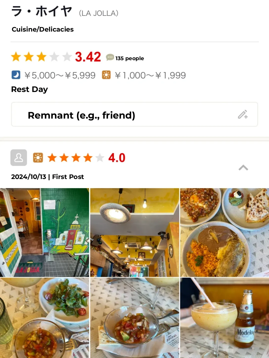 Hiroo | A High-Rated Mexican Restaurant Known Only to Locals