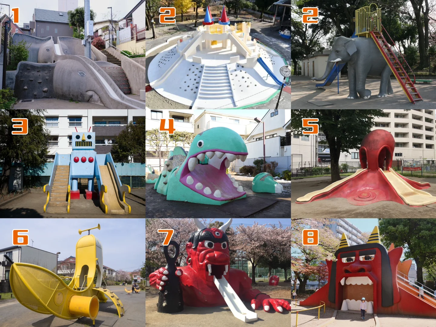 Tokyo Slide🛝 Mapping - Even Adults Should Dare to Climb the Slide! ❗️