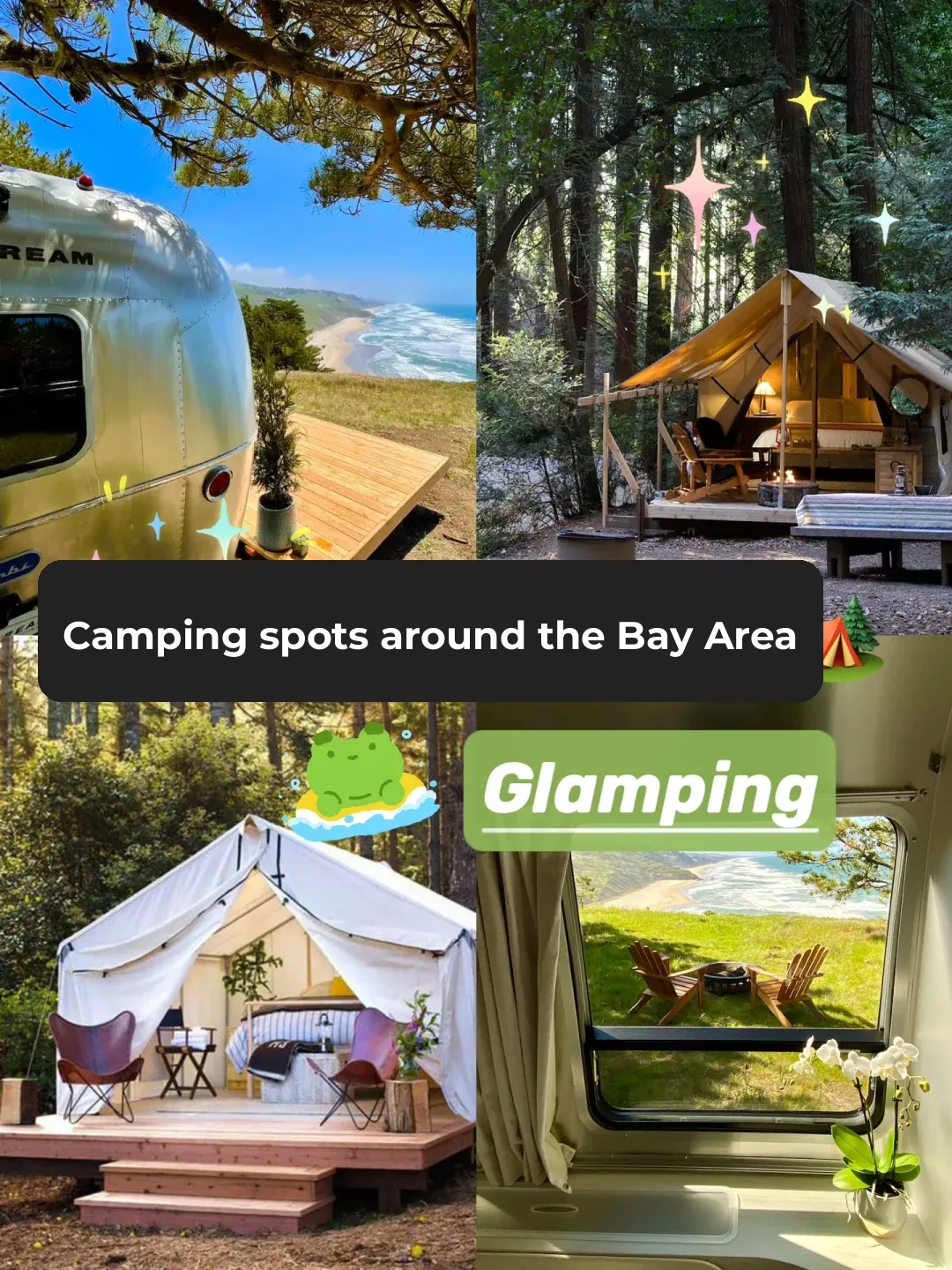 Bay Area Weekend Getaways 🌲 7 Awesome Glamping Spots Nearby