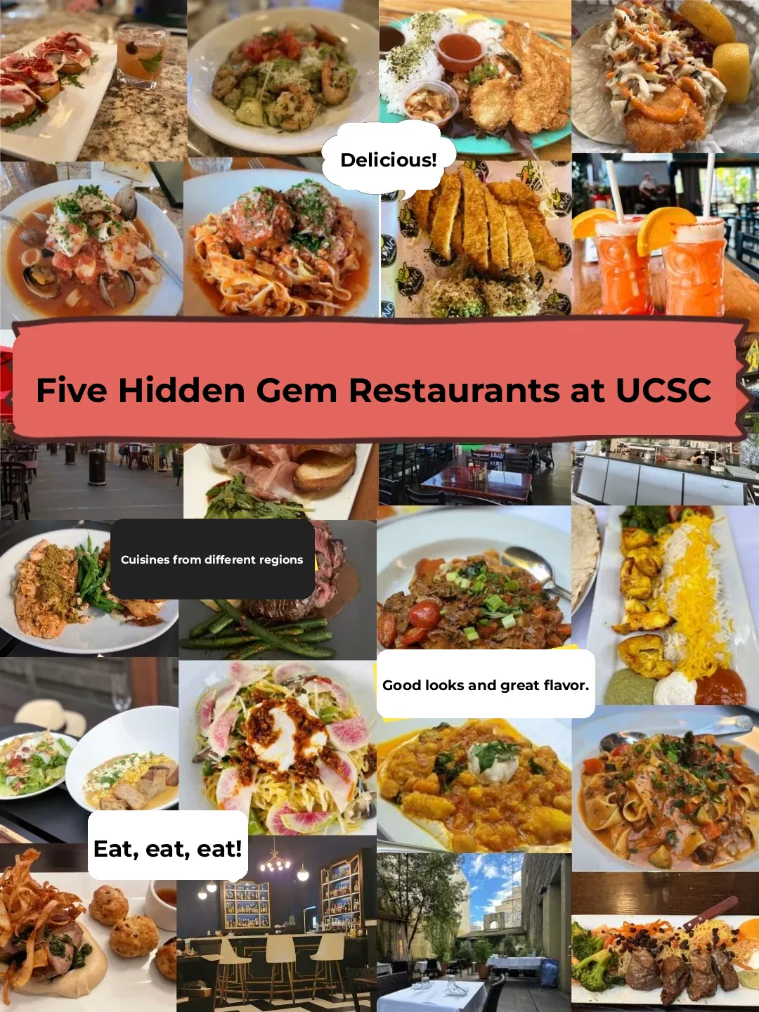 "Hidden Gem Restaurants at UCSC! Don’t Miss Out—Save This List Now!"