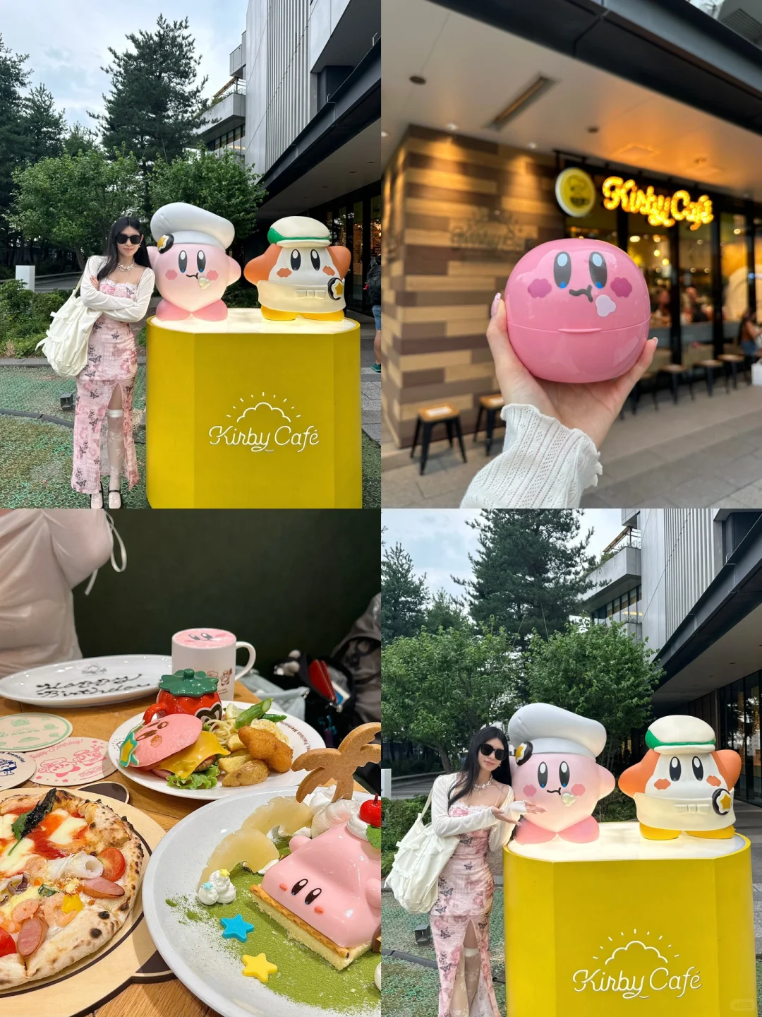 Finally got to try Kirby's Cafe under the Tokyo Skytree! Let's go! 🍧