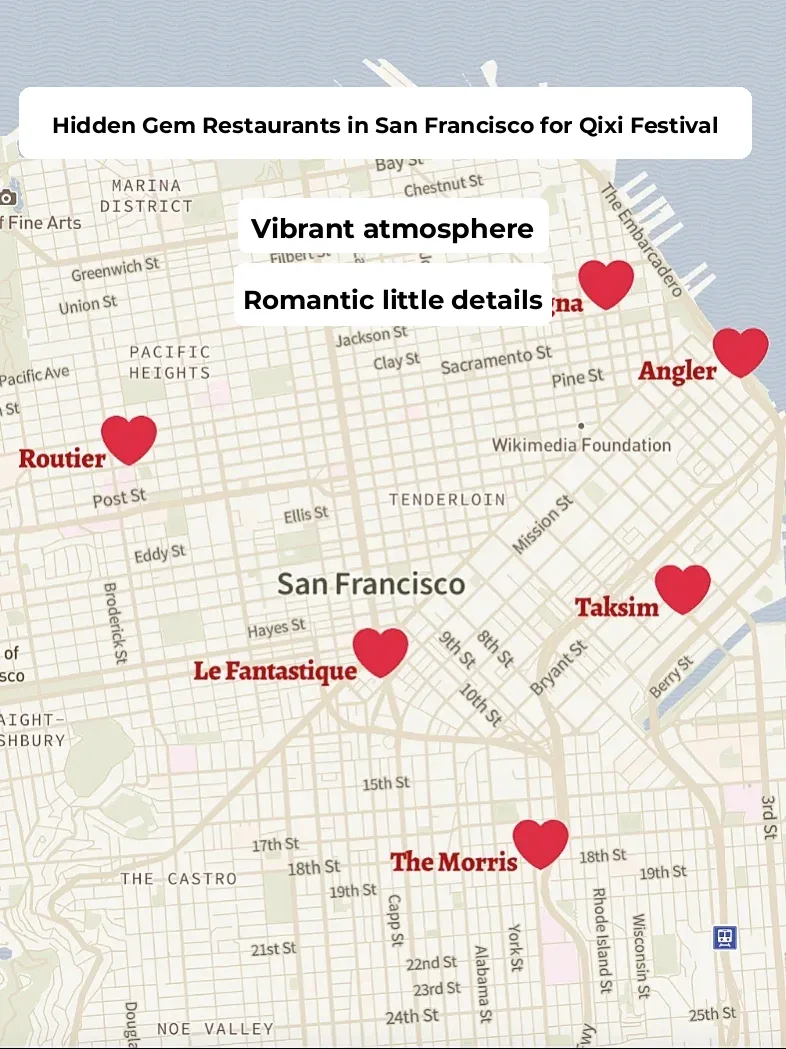 San Francisco's Romantic Qixi Date Night Guide | Winning Them Over with Details 💕