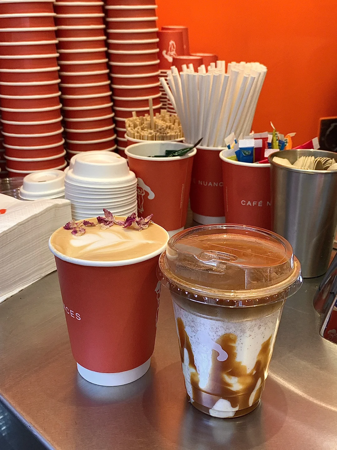 Café Nuances｜Paris's Best Rose Latte