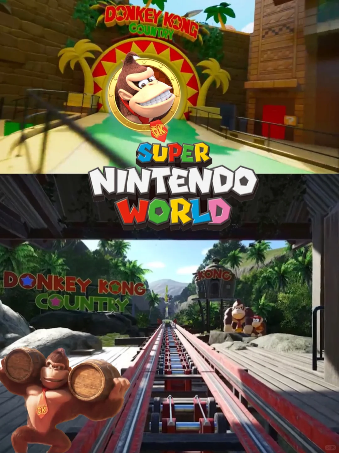 🌍 Universal Studios' New Land is Here! 🦍 Donkey Kong Country ‼️