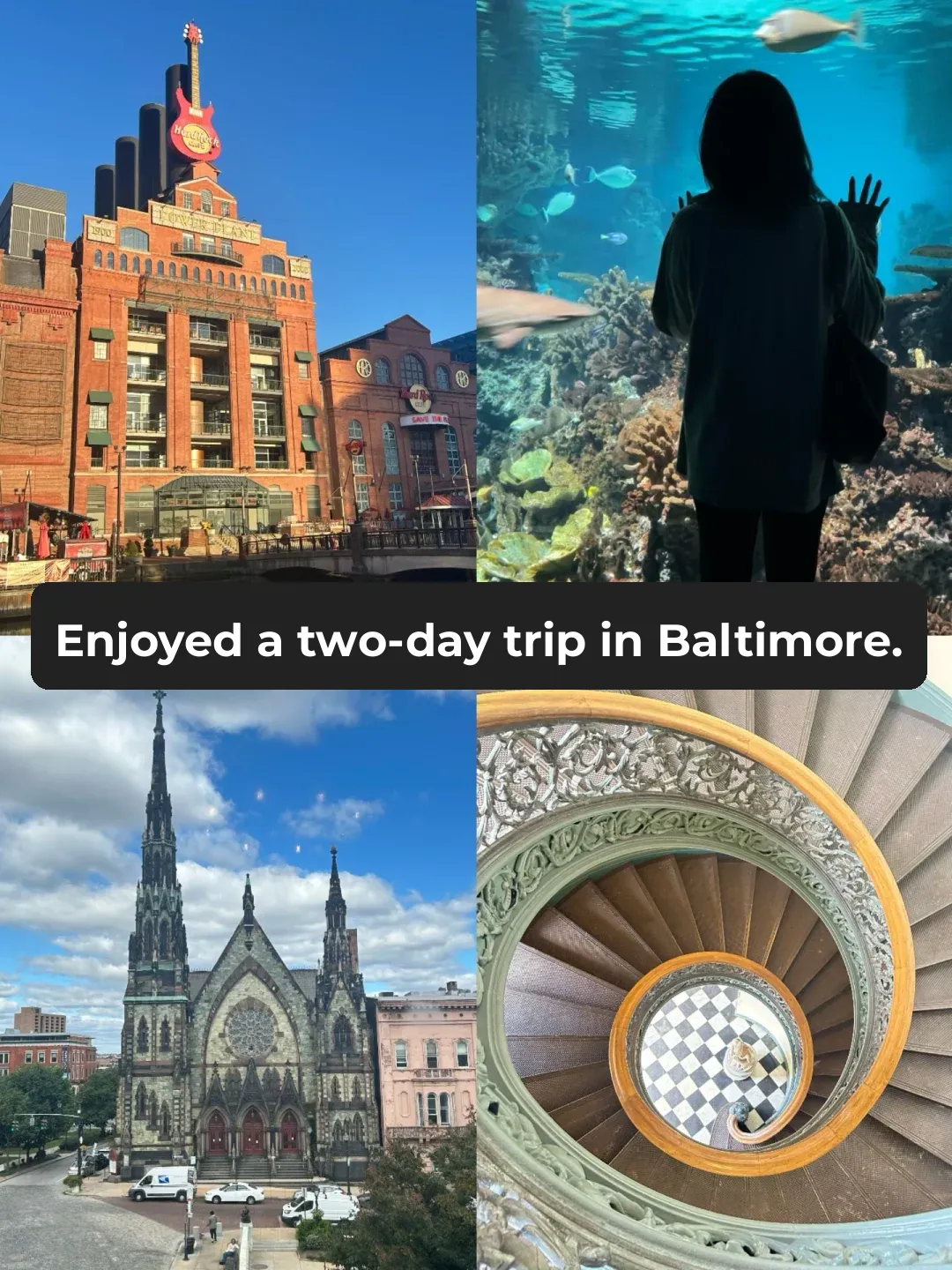 🌊 Hidden Gems of the East Coast｜A Foolproof 2-Day Baltimore Travel Guide!