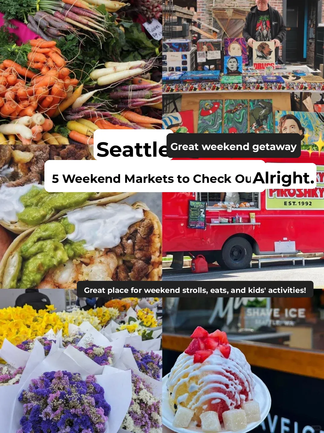 Top 5 Weekend Markets in Seattle ✨ Perfect Spots for Your Weekend Fun!