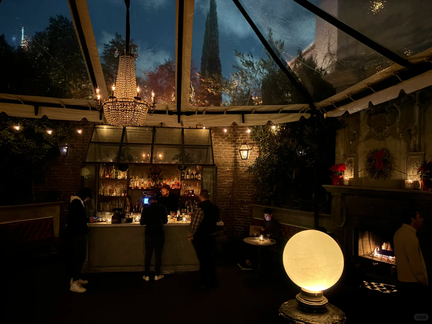 Absolutely stunning speakeasy bar