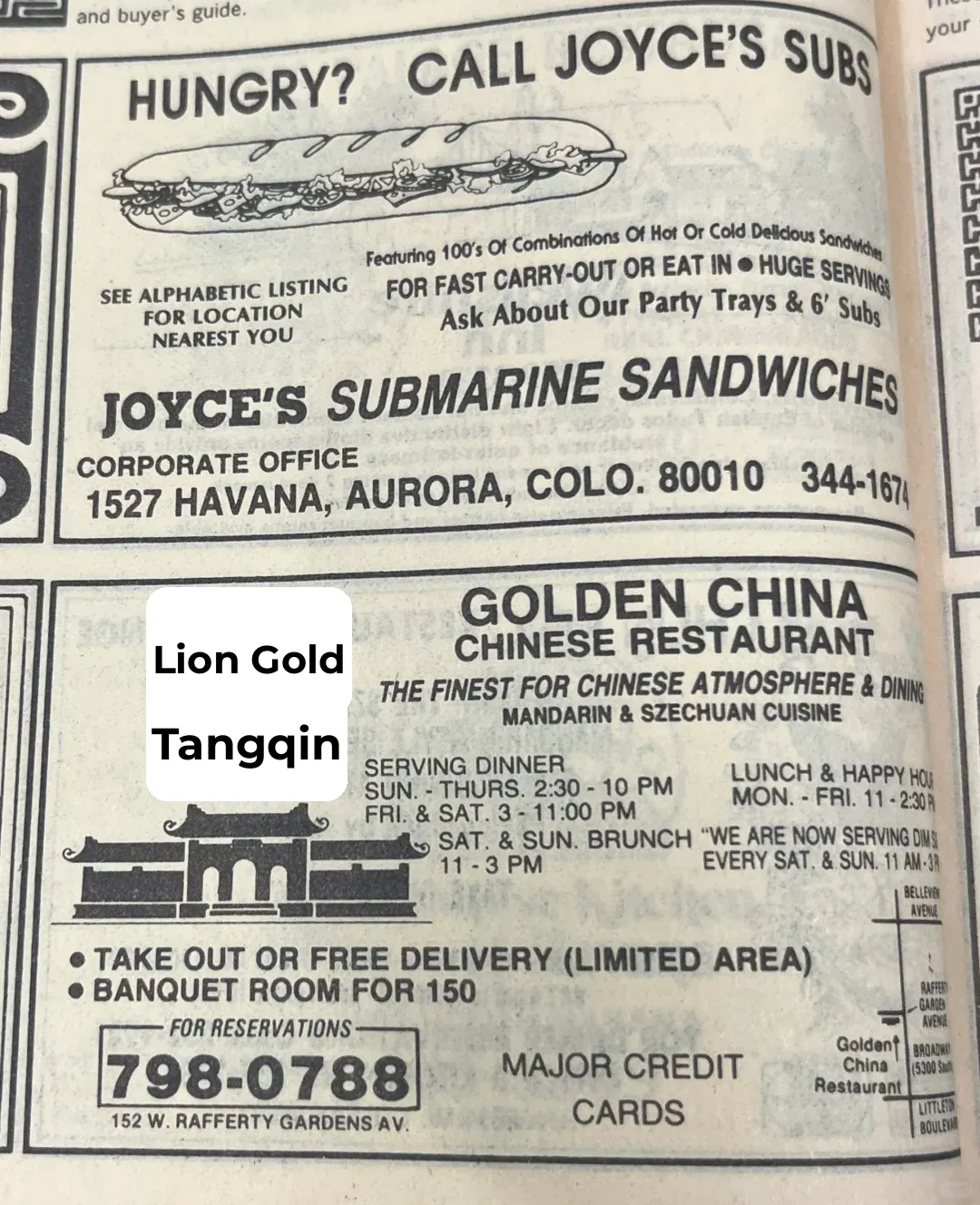 More Asian Restaurants in Denver 40 Years Ago Than You'd Think