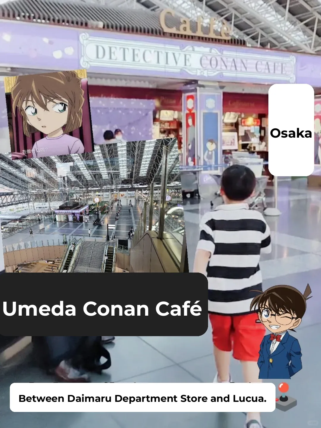Osaka Umeda Daimaru | Detective Conan Themed Café ☕️