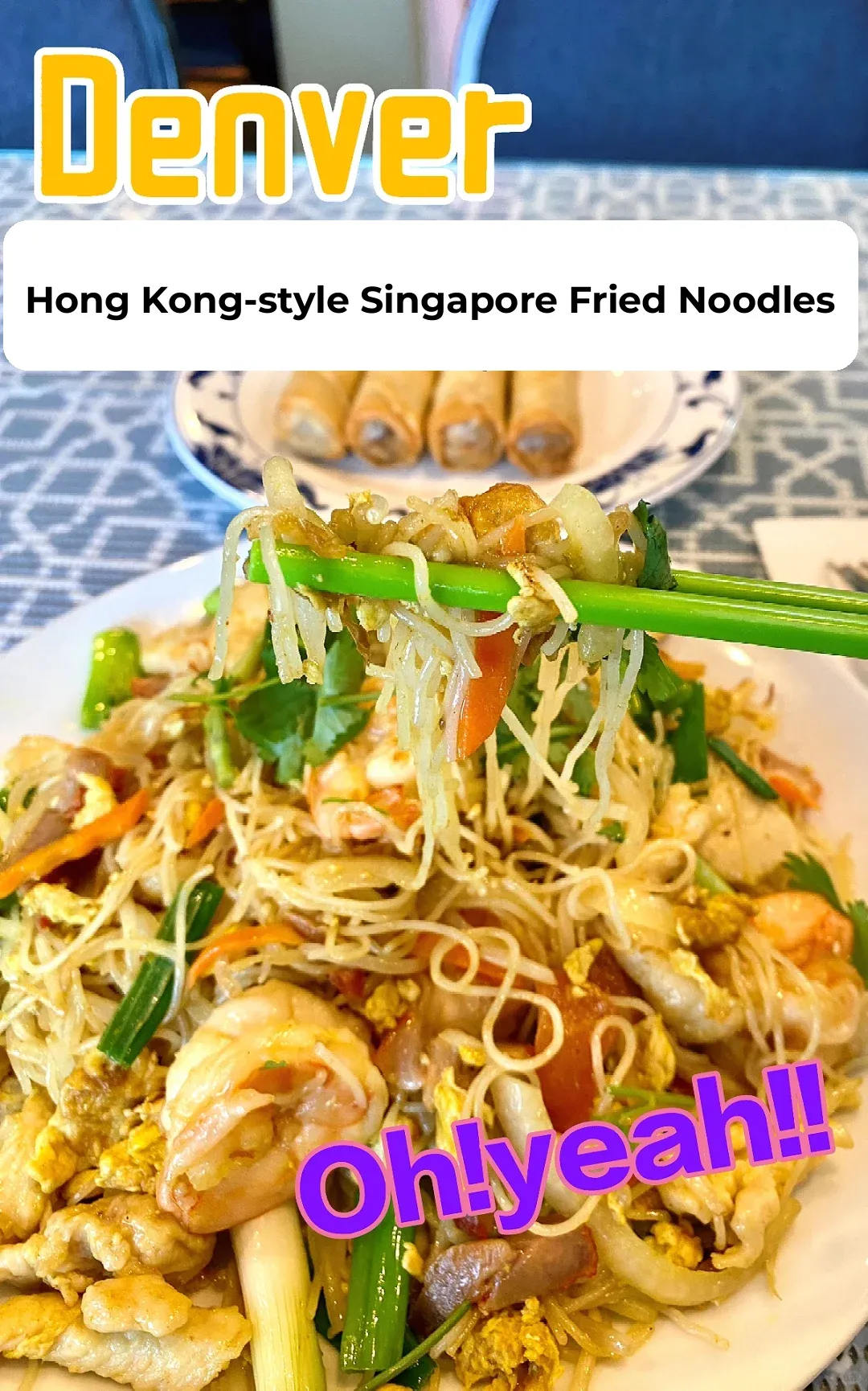 Must-Try Aromatic Hong Kong-Style Singapore Fried Rice Noodles | Denver