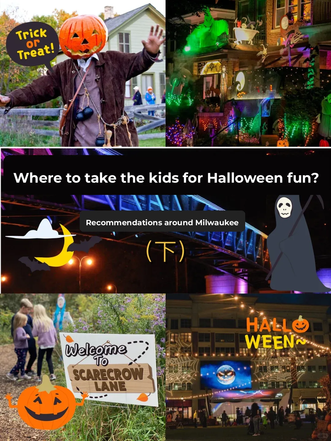 Around Milwaukee: Where to Take the Kids for Halloween Fun? (Includes Addresses)