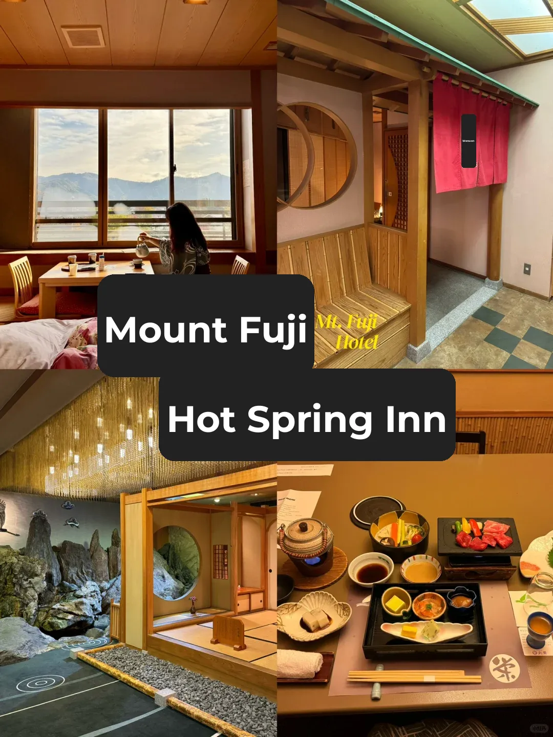 Stayed at an AMAZING Onsen Ryokan near Mount Fuji!