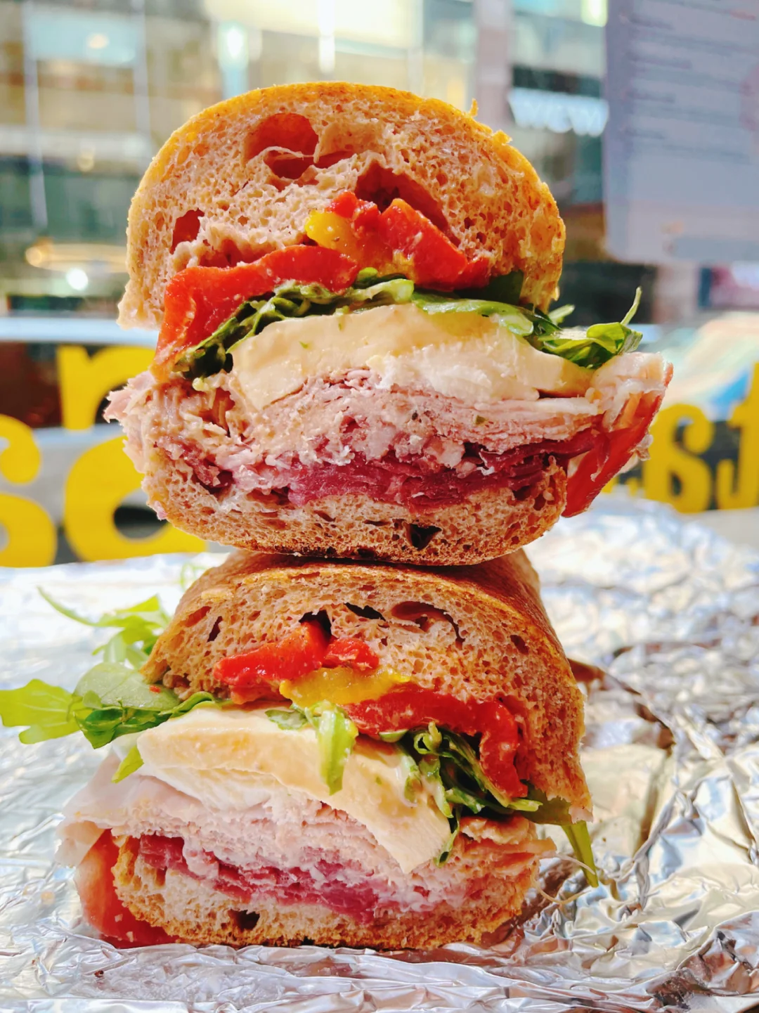 New York Eats | 🔥 The Ultimate Giant Italian Sandwich with MAX Damage Power