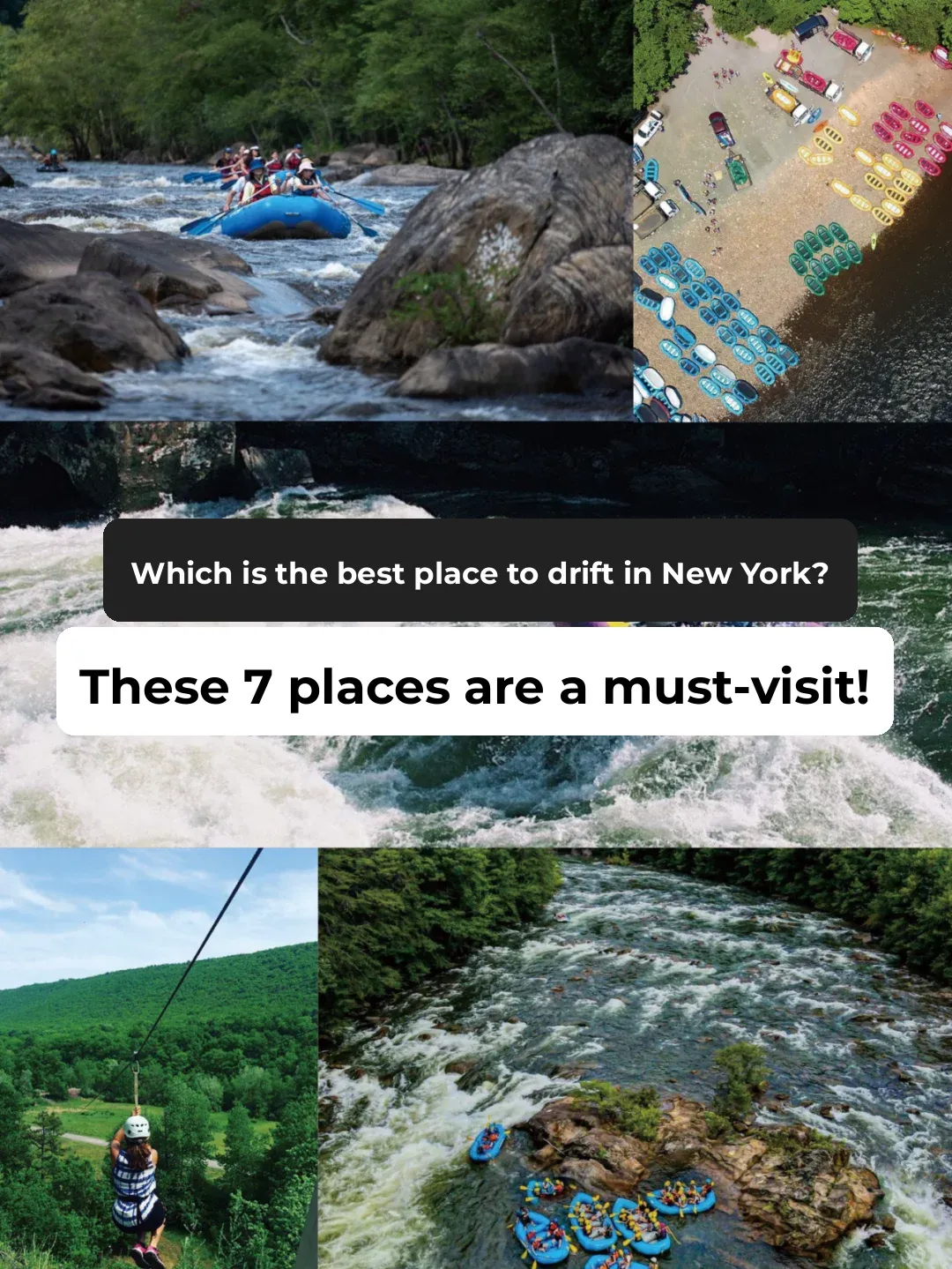 Top 7 Most Popular River Rafting Spots Near NYC 📍