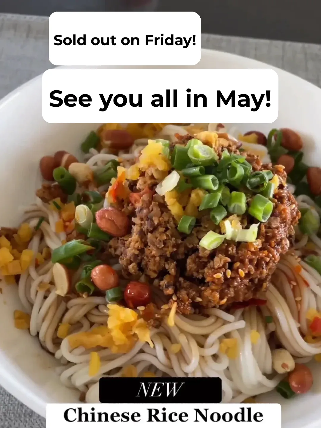 Sold Out by Friday! See You All in May!