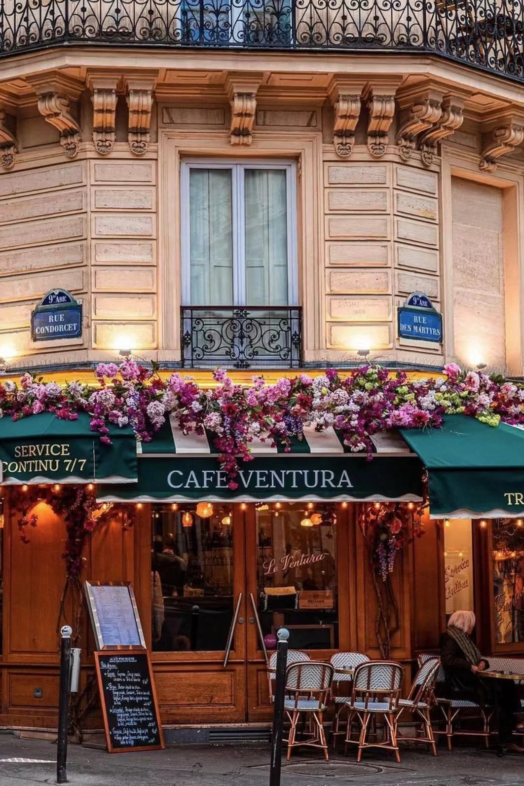 In Paris, the cafés on the Left Bank of the Seine will never go out of style.